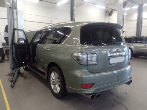 Nissan Patrol 62 — отключение контроля катализатора — работаем у Дилеров